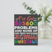 Carte Postale Problèmes de théâtre musical Interprètes de Broadw (Debout devant)