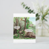 Carte Postale Problèmes dentaires de serpent drôle (Debout devant)