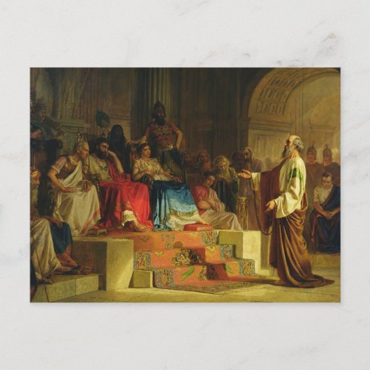 Carte Postale Procès de l'apôtre Paul (Devant)