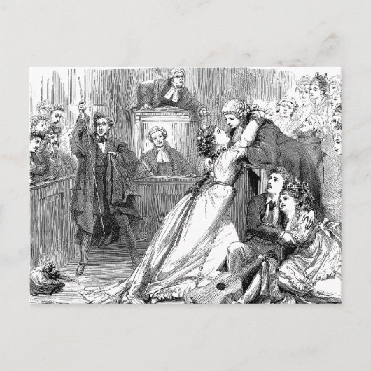 Carte Postale Procès par jury (Devant)