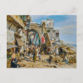 Carte Postale Procession à Jaffa | Gustav Bauernfeind | (Devant)
