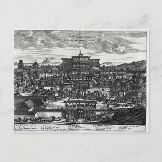 Carte Postale Procession de Macao, illustration (Devant)