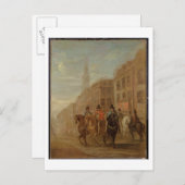 Carte Postale Procession de restauration de Charles II à Cheapsi (Devant / Derrière)