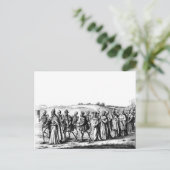 Carte postale Procession Décès (Debout devant)