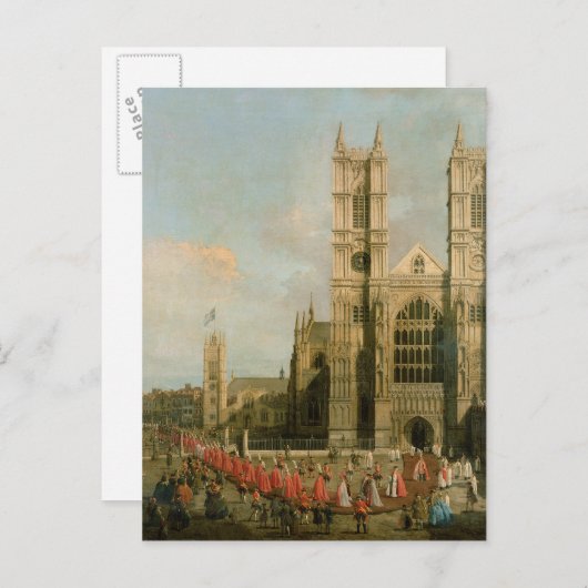 Carte Postale Procession des Chevaliers du Bain (Devant / Derrière)