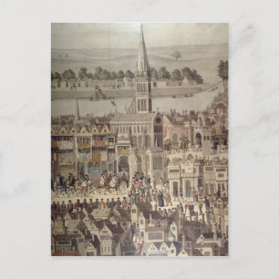 Carte Postale Procession du couronnement du roi Edward VI