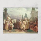 Carte Postale Procession du dimanche de Palm (Devant)