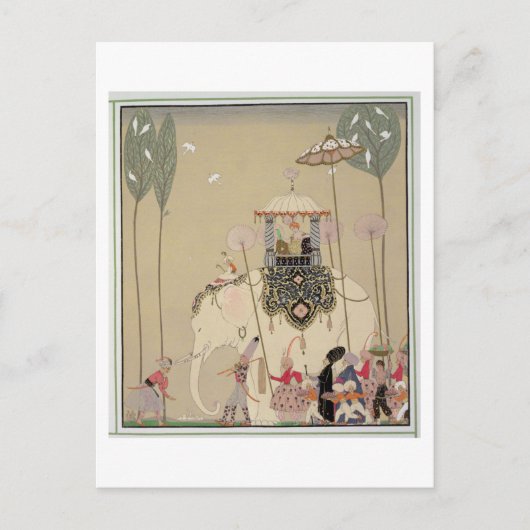 Carte Postale Procession impériale (litho couleur) (Devant)