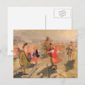 Carte Postale Procession mariage dans la région d'Orel (Devant / Derrière)