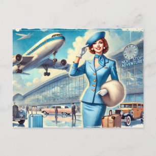 Carte Postale Prochain arrêt : Aventure