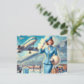 Carte Postale Prochain arrêt : Aventure (Debout devant)