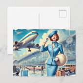 Carte Postale Prochain arrêt : Aventure (Devant / Derrière)