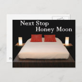 Carte Postale prochain arrêt, lune de miel (Devant / Derrière)