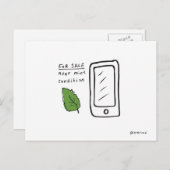 carte postale proche de la menthe (Devant / Derrière)