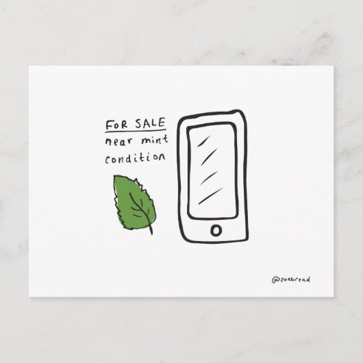 carte postale proche de la menthe (Devant)