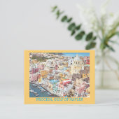 Carte Postale Procida pastel et rêveuse (golfe de Naples) (Debout devant)