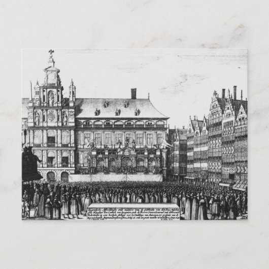 Carte Postale Proclamation de la paix (Devant)