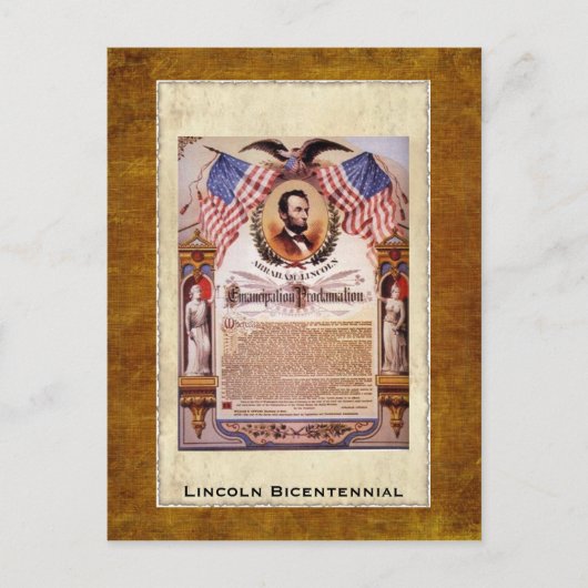 Carte Postale Proclamation d'émancipation (Devant)