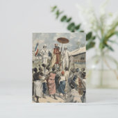 Carte Postale Proclamation du nouveau roi du Dahomey (Debout devant)