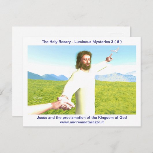 Carte Postale Proclamation du Royaume de Dieu (Devant / Derrière)