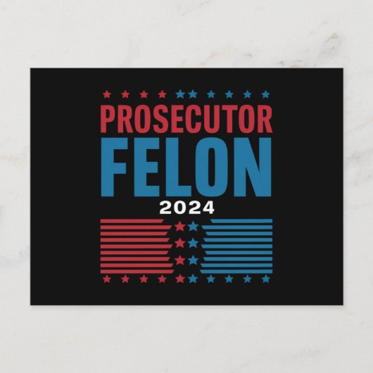 Carte Postale Procureur Vs Felon 2024 (Devant)