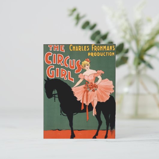 Carte Postale Production de Charles Frohman, The Circus Girl 3 (Debout devant)