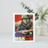 Carte Postale Produire plus de lait pour lui (Debout devant)