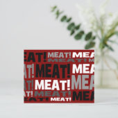 Carte Postale Produit de viande (Debout devant)