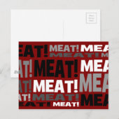 Carte Postale Produit de viande (Devant / Derrière)