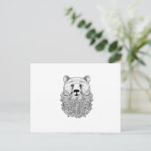 Carte Postale Produit d'ours à poils (Debout devant)