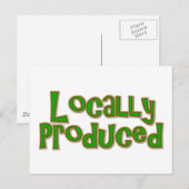 Carte Postale Produit localement (Devant / Derrière)