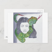 Carte Postale Produits d'amour de serpent (Devant / Derrière)