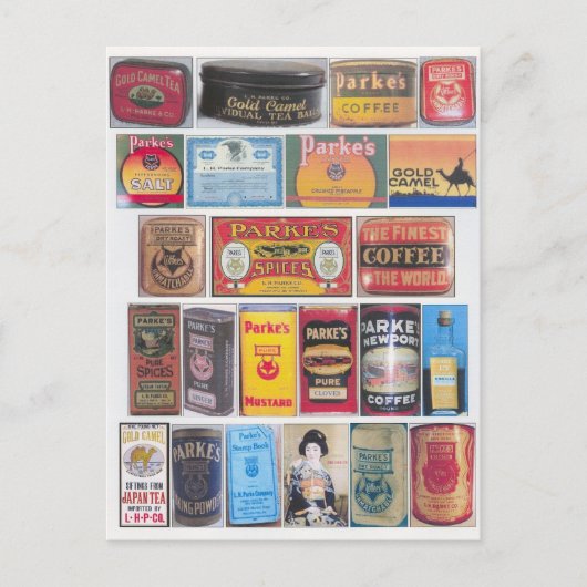 Carte Postale Produits de Parke (Devant)