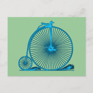 Carte Postale Produits d'illustration de bicyclette Vintage cool