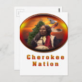 Carte Postale Produits indiens Cherokee (Devant / Derrière)