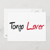 Carte Postale Produits Tango Lover ! (Devant / Derrière)
