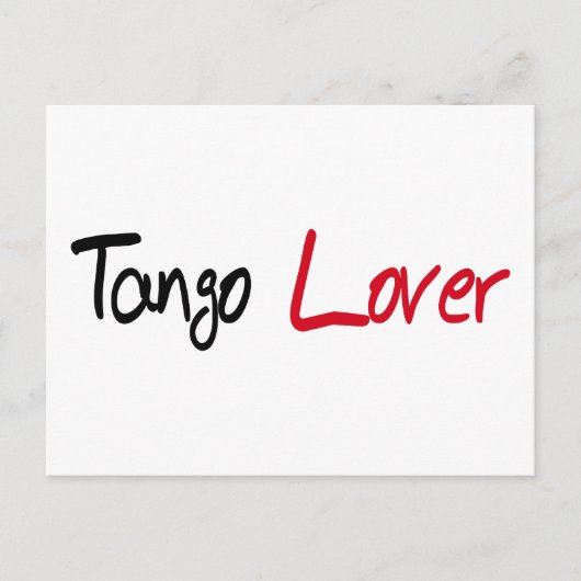 Carte Postale Produits Tango Lover ! (Devant)