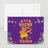 Carte Postale Prof pas comme les autres (Devant / Derrière)