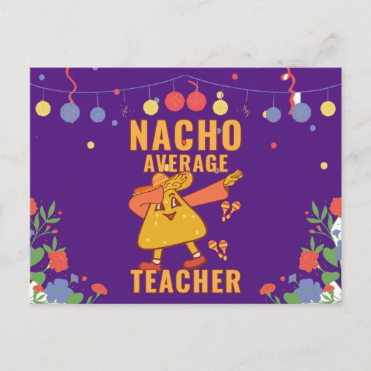 Carte Postale Prof pas comme les autres (Devant)