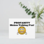 CARTE POSTALE PROFANITÉ (Debout devant)