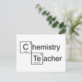 Carte Postale Professeur de chimie (Debout devant)