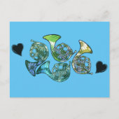 Carte Postale Professeur de classe de cuivres pour orchestre d'h (Devant)