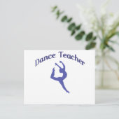 Carte Postale Professeur de danse Jete (Debout devant)