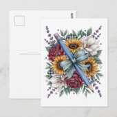Carte Postale Professeur de floral (Devant / Derrière)
