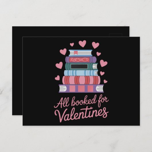 Carte Postale Professeur de lecture tout réservé pour la Saint-V (Devant / Derrière)