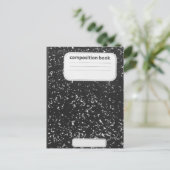 Carte Postale Professeur de livre de composition (Debout devant)
