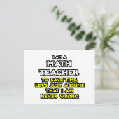 Carte Postale Professeur De Maths...Supposons Que Je Ne Me Tromp (Debout devant)
