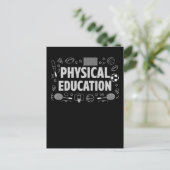 Carte Postale Professeur d'éducation physique Sports PE Enseigne (Debout devant)