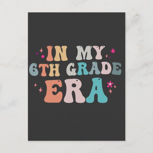 Carte Postale Professeur drôle de retour à l'école à mon époque  (Devant)