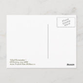 Carte Postale Professeur et élèves peinture. Art (Dos)